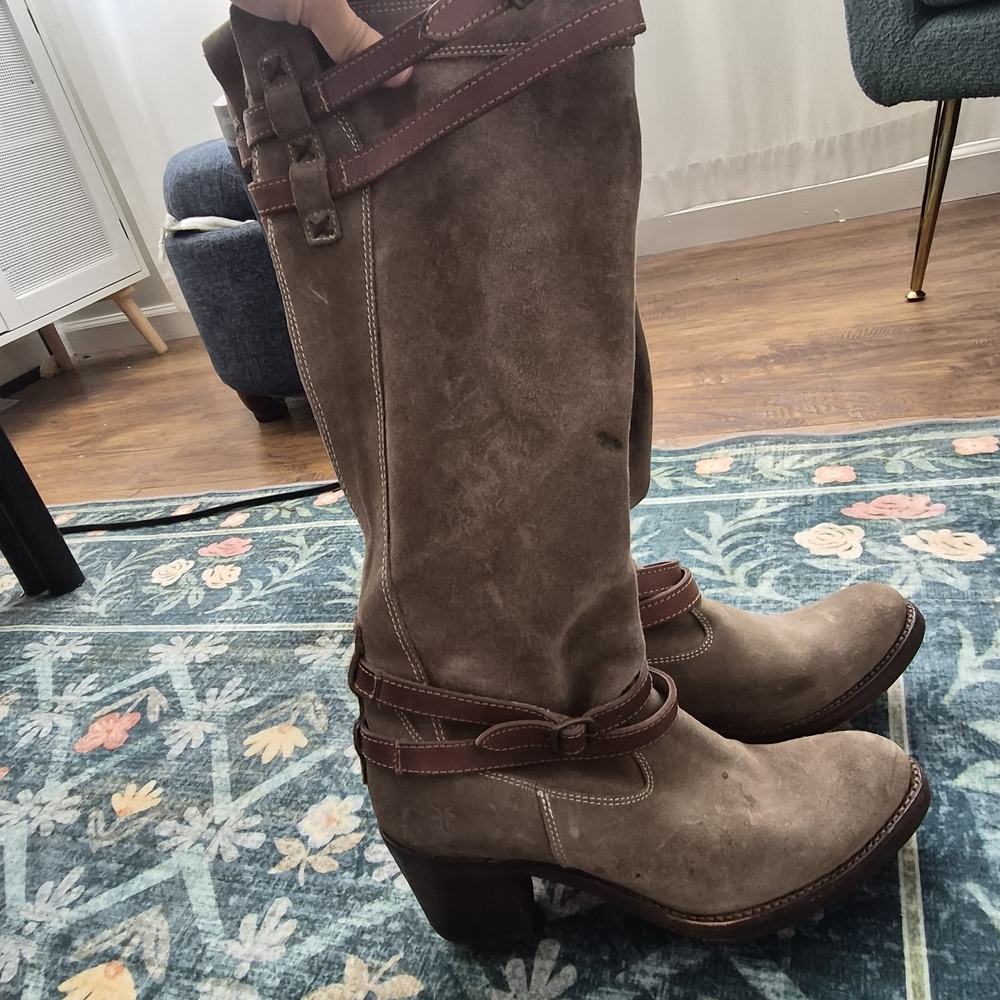 Brown Leather Women's Boots